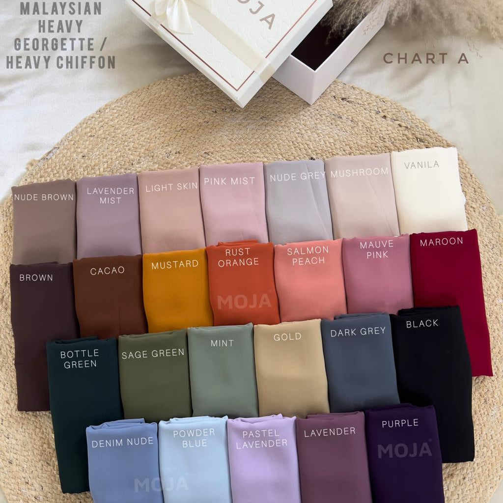 MOJA Premium Chiffon Hijabs