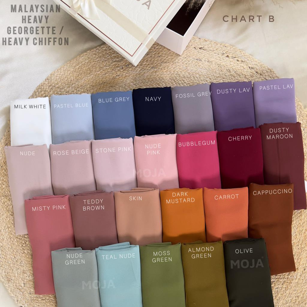 MOJA Premium Chiffon Hijabs