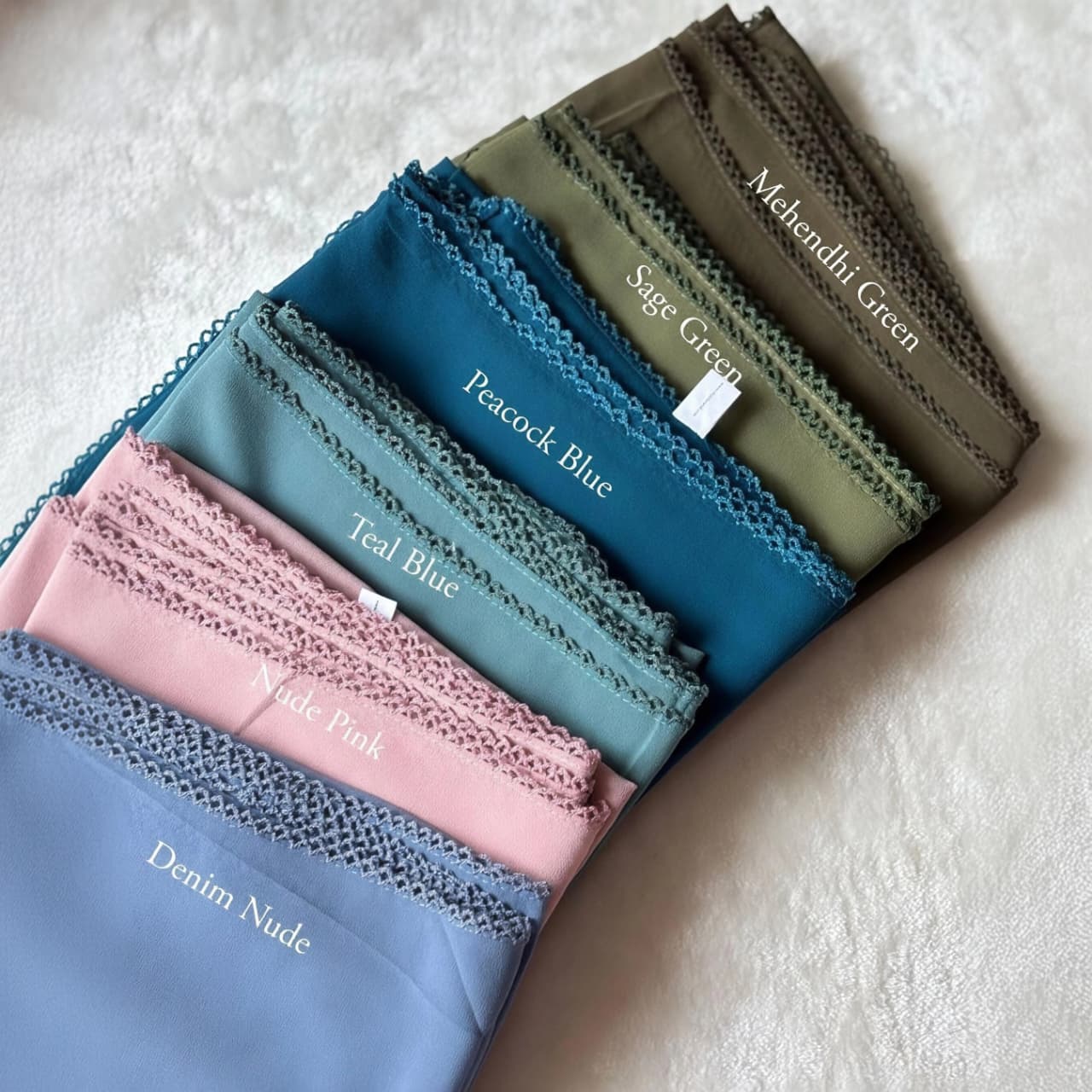 MOJA Crochet Chiffon Hijabs