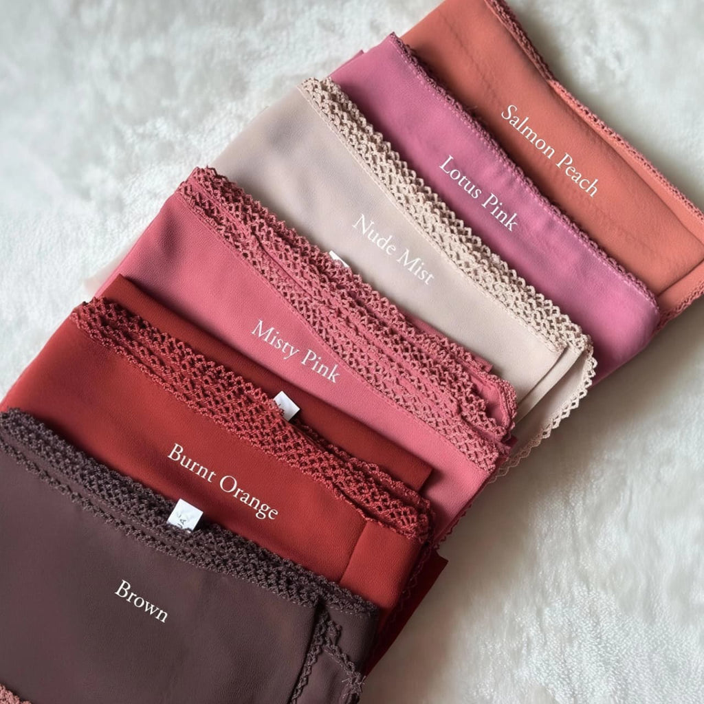 MOJA Crochet Chiffon Hijabs