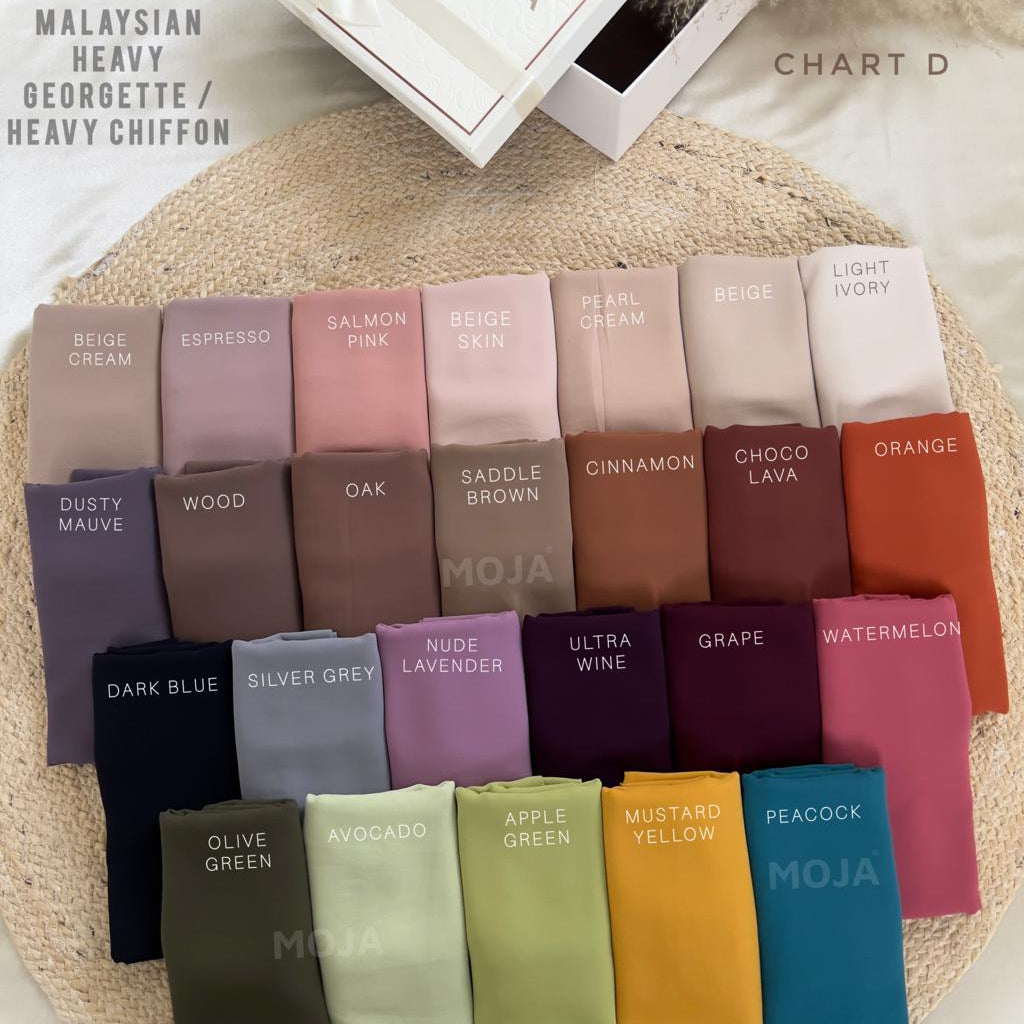 MOJA Premium Chiffon Hijabs