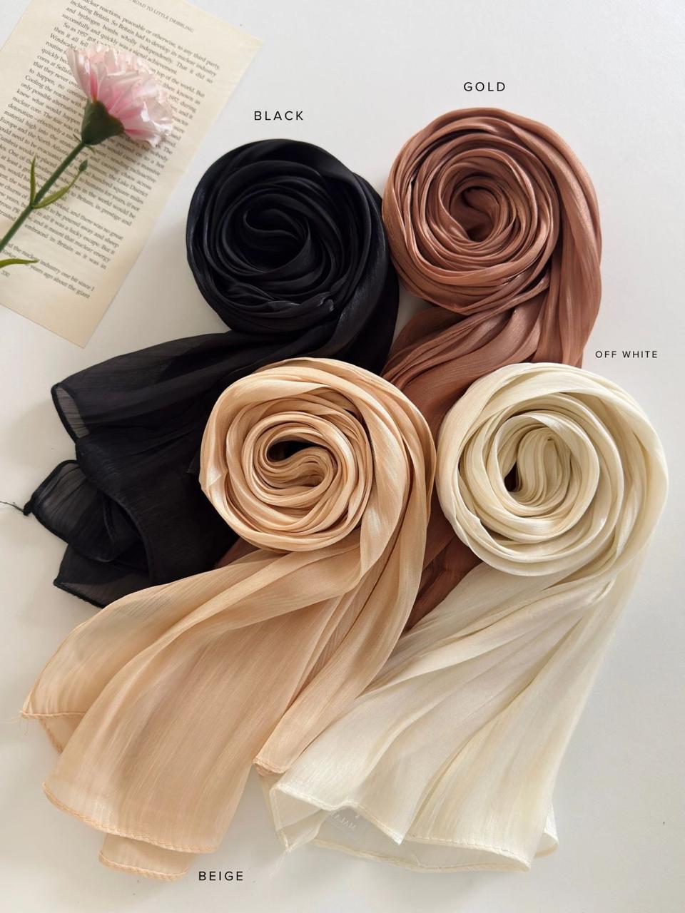 Premium Organza Shimmer Hijabs