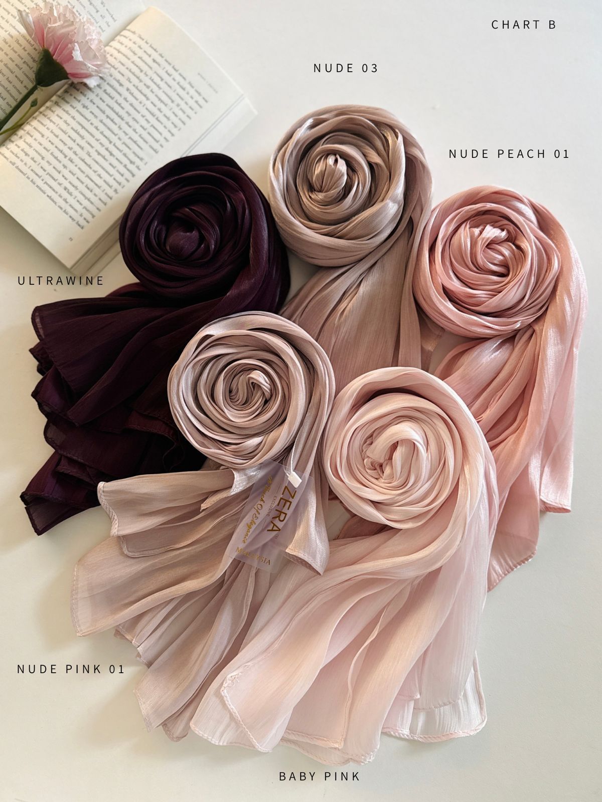 Shop ZERA Premium Organza Shimmer Hijabs at ANAYAH HIJABS. Elegant, lightweight, perfect for parties, weddings, and fast online hijab delivery across India.
