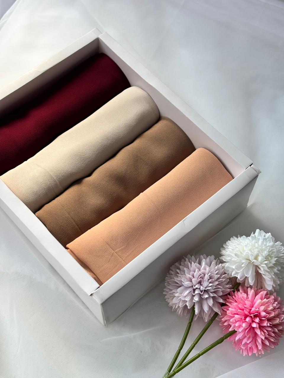 Chiffon Hijab Combo - Timeless Earth Combo