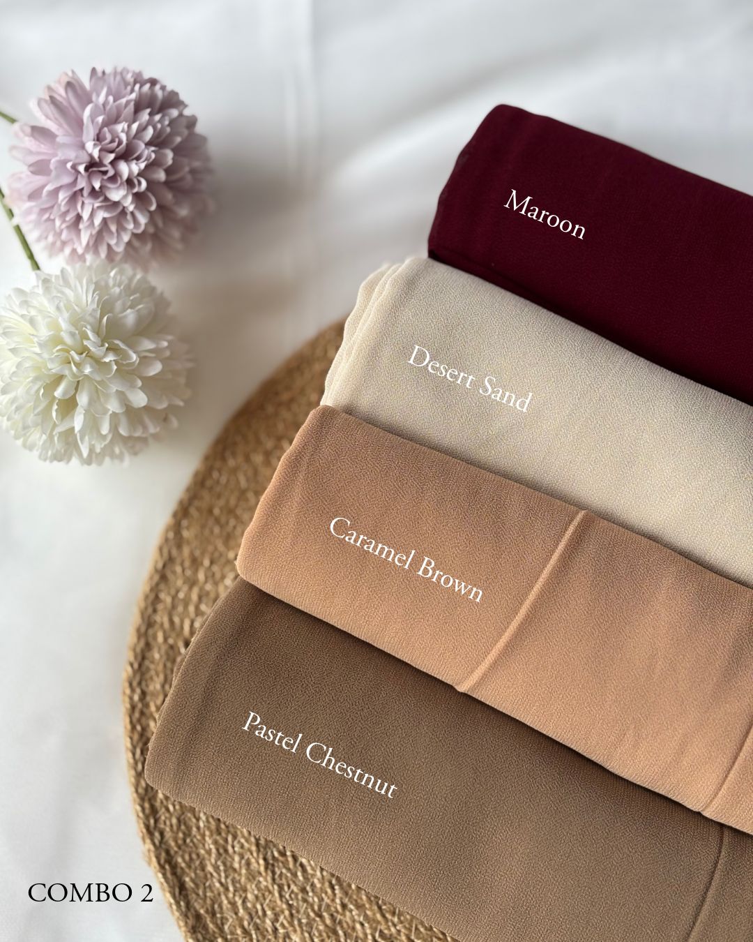 Chiffon Hijab Combo - Timeless Earth Combo