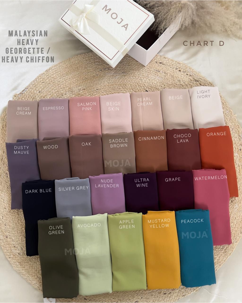 MOJA Premium Chiffon Hijabs